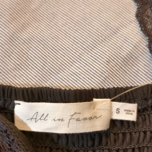 All in Favor Black Lace Camisole - Picture 7 of 9